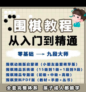 图片[1]-围棋教程零基础儿童视频课少儿动画启蒙围棋入门系统电子资料课程-淘宝虚拟仓