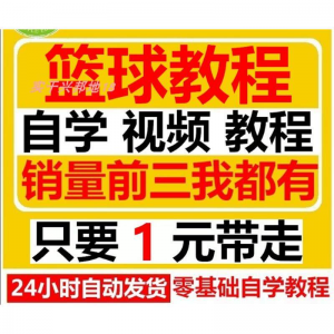篮球视频教程大全教学训练教学课程基础打篮球技巧街球零基础入门-知享资源网