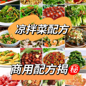 图片[1]-摆地摊街边特色自选拌凉菜小菜制作小吃技术配方教程培训视频教学-淘宝虚拟仓