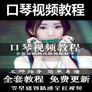 图片[1]-口琴自学教程视频零基础初学者入门到专业十孔24孔教学-淘宝虚拟仓