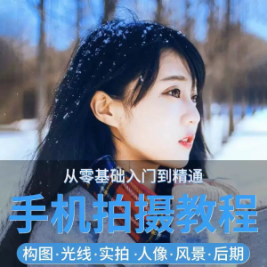 图片[1]-手机摄影教程snapseed人像后期修图拍摄拍照课程从入门到精通-淘宝虚拟仓