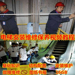电梯安装维修保养故障诊断视频教程基础入门自学资料-鱼渣资源