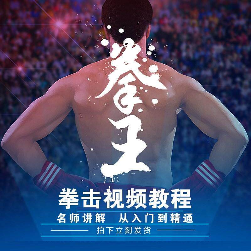 拳击教学视频 自学教程 训练零基础运动入门健身搏击格斗武术课程-淘宝虚拟仓